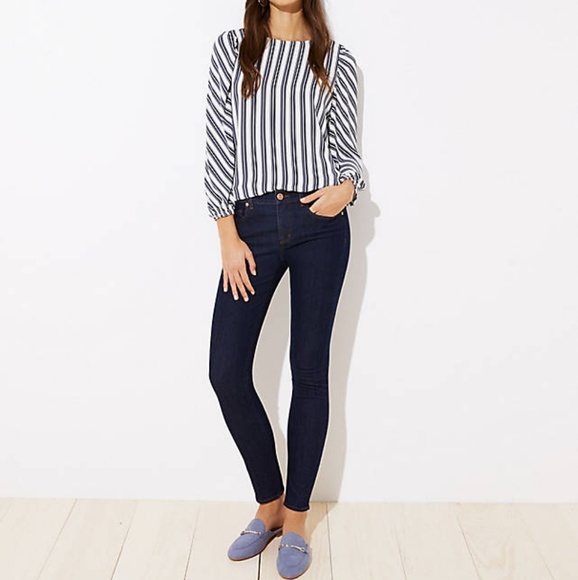 LOFT Denim - LOFT Modern Skinny Dark Wash Jeans